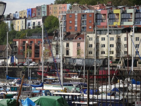 Harbour, boats, painted houses