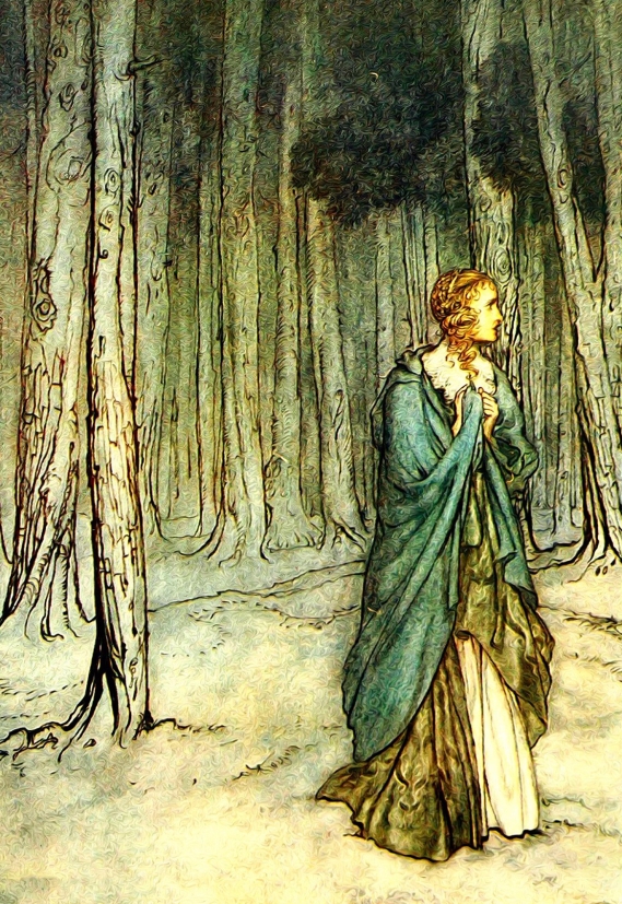 Arthur Rackham, fairy tale, book illustration